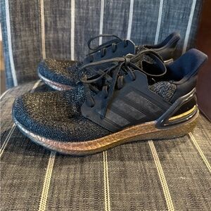 Adidas Womans Ultra Boost Black Running Shoes